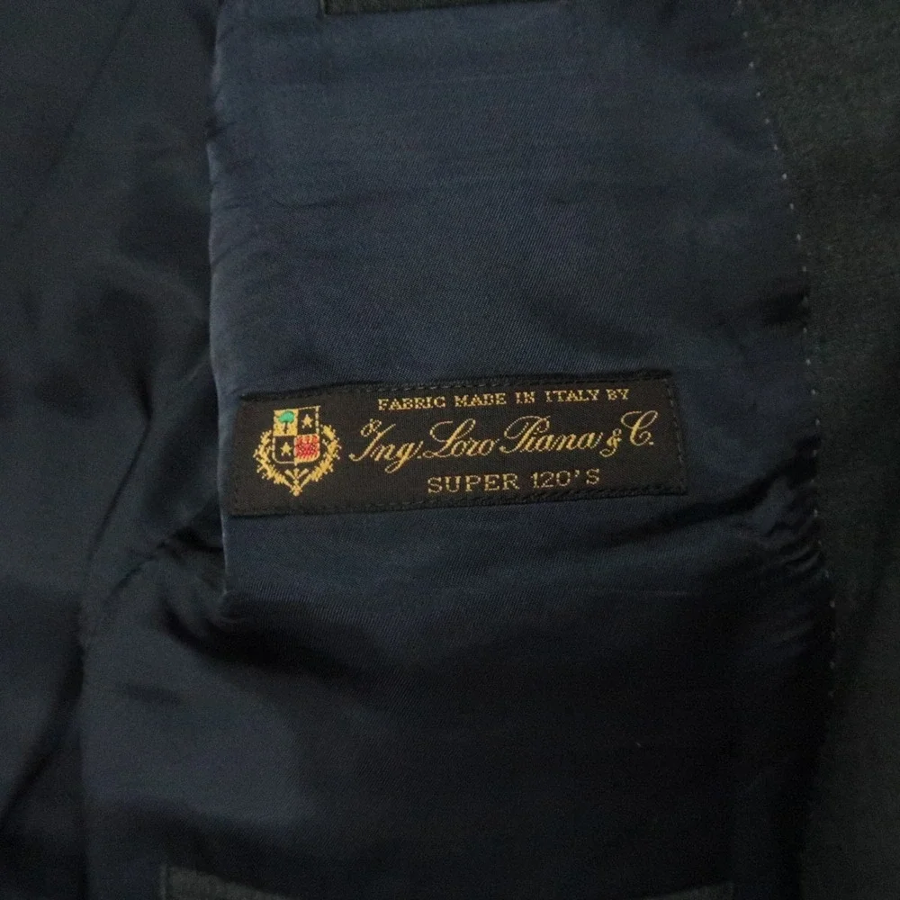 J‎ Crew Blazer Mens Large 40S Gray Ludlow Loro Piana Super 120s Italian Wool